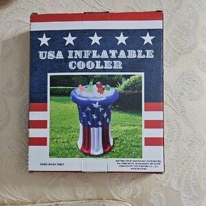 USA Inflatable Cooler - Red, White, and Blue